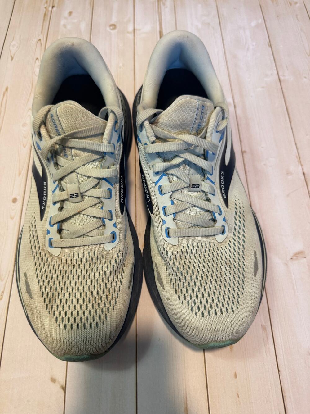 Brooks Adrenaline GTS 23 Women’s Running Shoes Sz 10.5 M Gray Blue Stability